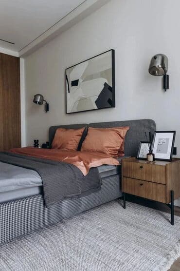 1 комнатная квартира посуточно: 1 комната, Душевая кабина, Постельное белье, Кондиционер — 1