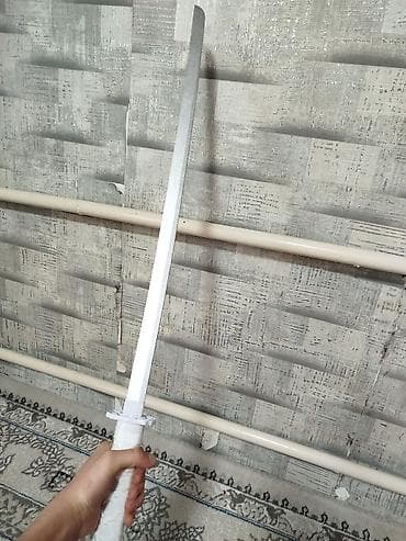 Освещение: Декоративный меч в японском стиле (катана) белого цвета - Материал — 7