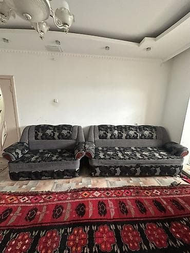 Эмерек гарнитурлары: Ашкана үчүн жумшак бурчек, түсү - Боз — 2