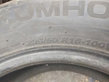 rf1 rf2: Шины 235 / 60 / R 16, Лето, Б/у, 1 шт, Легковые, Корея, Kumho — 1