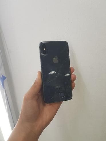 айфон тел: IPhone X, Б/у, 64 ГБ, Черный, Чехол, 100 % — 7