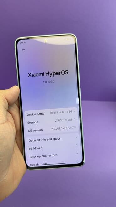 бу телефоны в бишкеке редми: Redmi, Redmi Note 14, Б/у, 256 ГБ — 8