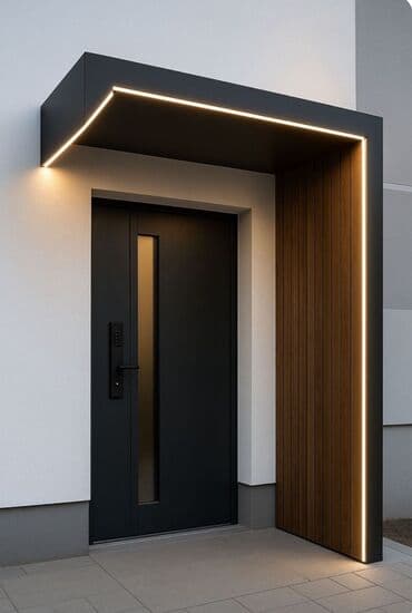 услуга художника: Изготавливаем современные навесы и входные группы под ключ! — 1