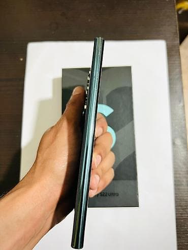 Мобильные телефоны: Samsung Galaxy S22 Ultra, Б/у, 128 ГБ, цвет - Зеленый, 2 SIM — 5