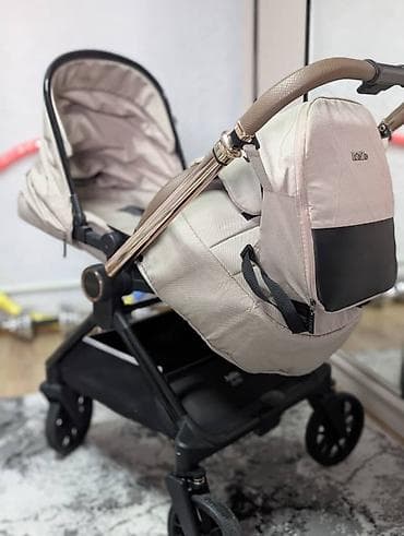 чемодан творчества: Универсальная прогулочная коляска Kidilo (серия E3G) в бежевом цвете — 1