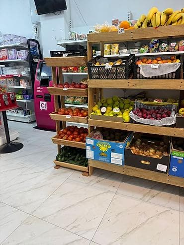 Полки для овощей: Деревянные стеллажи для овощей и фруктов - Профессиональные торговые — 7