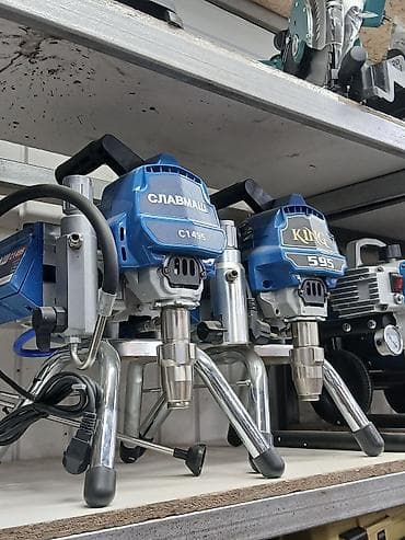 пистолет для краски: Безвоздушный аппарат для покраски, В наличии — 1