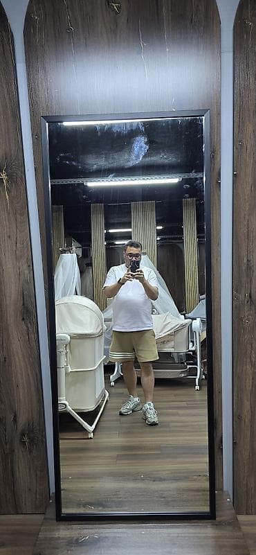 wall mirror: Настенное зеркало в полный рост в ПВХ раме. Подходит для прихожей — 6