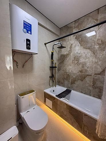 Недвижимость: 1 комната, 38 м², Кок-Жар мкр Элитка, 6 этаж, Дизайнерский ремонт — 6