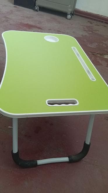 компьютерный столик для ноутбука: Складной стол для ноутбука, цвет - Зеленый — 5