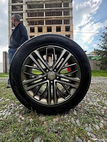 Колеса в сборе 225 / 55 / R 17, Лето, 1 шт, Легковые, Литые, отверстий - 5