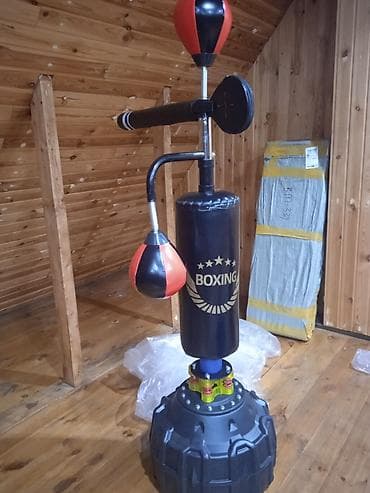 Многофункциональный тренажер для бокса/кикбоксинга с напольной базой