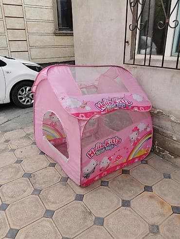 облака: Детская игровая палатка Hello Kitty (Teni Toys) - Тип: домик-палатка — 1