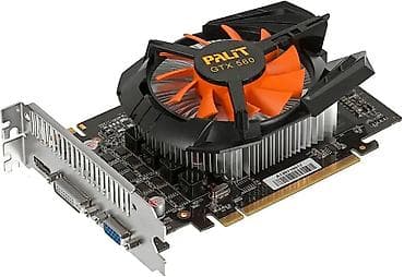 Видеокарта, Б/у, Palit, GeForce GTX, До 2 ГБ, Для ПК