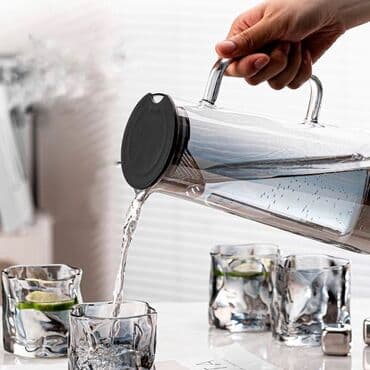 сушилка для посуда: Шикарный Набор для кухни • Подставка (поднос) • Графин (1.5 литра) • — 3