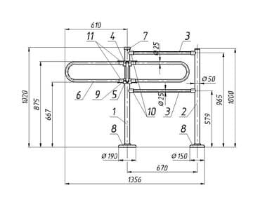 оборудование для ip телефонии модуль расширения настольные: Турникет роторный односторонний (левый) хром. Вращение только в одну — 2