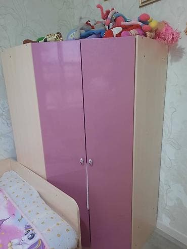 стенка детская: Детский мебельный комплект: угловой письменный стол + стеллаж + — 4