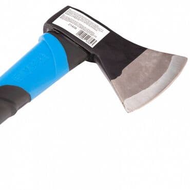 колун для дров: Топор плотницкий, вес 450 грамм, двухкомпонентная обрезиненная — 4