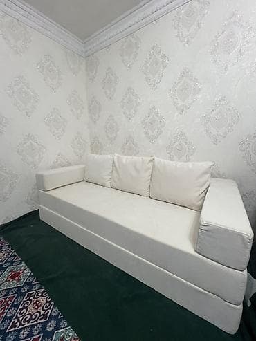 диван раскладушка: Прямой диван в современном минималистичном стиле. - Цвет — 2