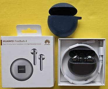 очки с наушником: Беспроводные вкладыши наушники, Huawei, Freebuds 4 — 2