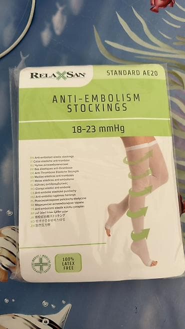Медтовары: НОВЫЕ Компрессионные антиэмболические чулки RelaxSan STANDARD AE20 - — 1