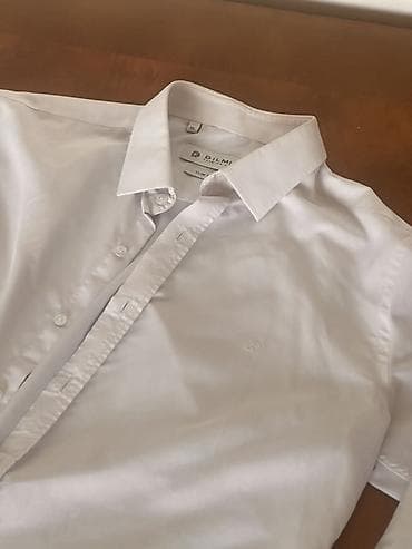 nike tech flece: Классическая белая рубашка DILMI - Покрой: Slim Fit (указано на — 2