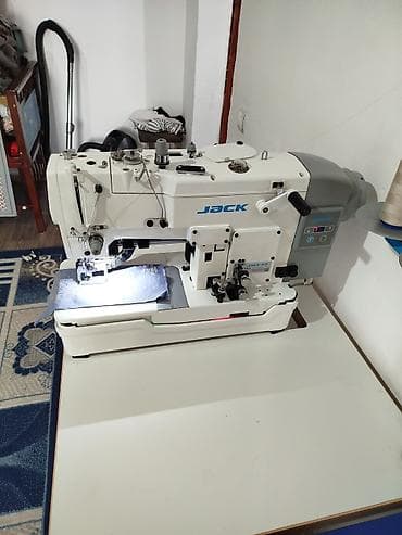Оборудование для швейных цехов: Промышленная петельная швейная машина JACK (автомат для выполнения — 4