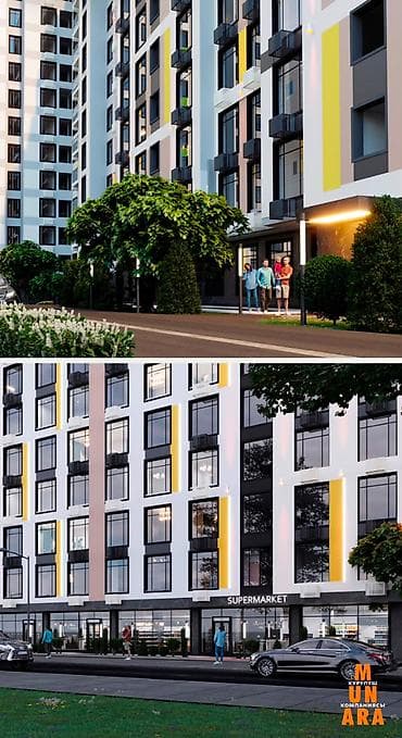 8: 3 комнаты, 133 м², Кок-Жар мкр Элитка, 8 этаж, ПСО (под самоотделку) — 1