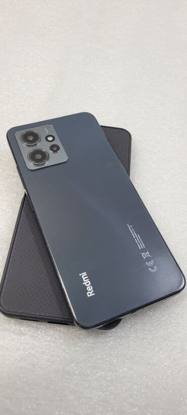 телефон redmi note 12: Redmi, Redmi Note 12, Б/у, 256 ГБ, цвет - Черный, 2 SIM — 6