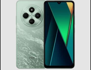 поко хз: Poco C75, Б/у, 256 ГБ, цвет - Зеленый, 2 SIM — 2