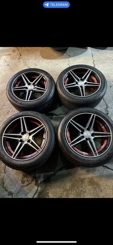 диски и шины на ваз: Диски R 14 Vossen, Комплект, отверстий - 4, Б/у — 8