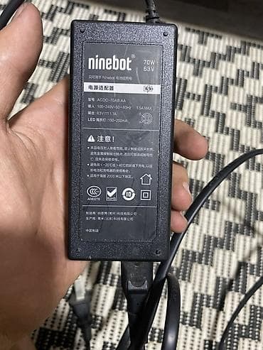 nissan note e11: Зарядное устройство Ninebot (оригинал) - Модель: ACDC-70AB AA - — 1