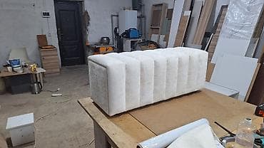 пуфик для обуви: Банкетка, С полками, цвет - Бежевый — 2