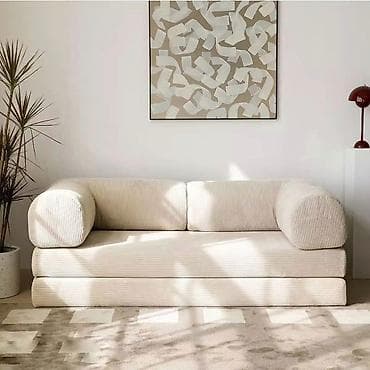 бескаркасный: Прямой диван, Новый — 9