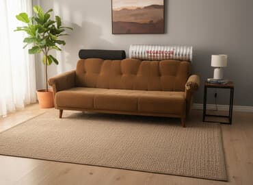 Прямые диваны: Прямой диван, Б/у, Трехместный — 1