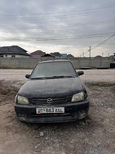 авто чихол: Mazda Demio (первого поколения), черный хэтчбек/универсал 5 дв — 3