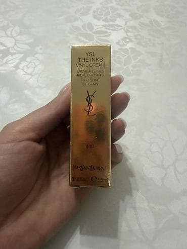 Личные вещи: Yves Saint Laurent The Inks Vinyl Cream High Shine Lip Stain - Тон — 1