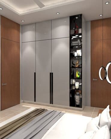 железные шкафы для офиса: Мебель на заказ, Элегантный гардероб в современном стиле, выполненный — 15