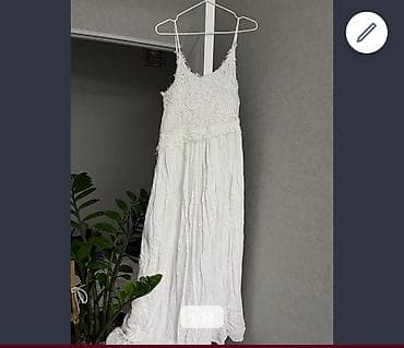 Плащи: Повседневное платье, Индия, Лето, Длинная модель, Хлопок, Сарафан, Стандарт — 1