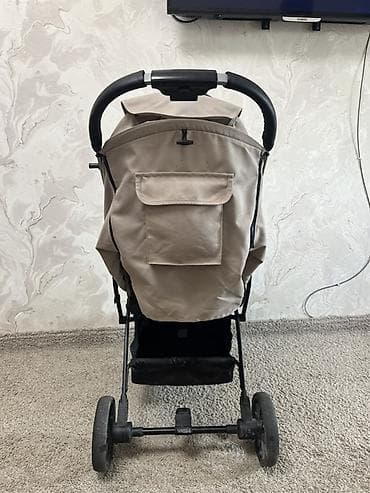 коляски 2 в 1: Коляска, цвет - Коричневый, Б/у — 3