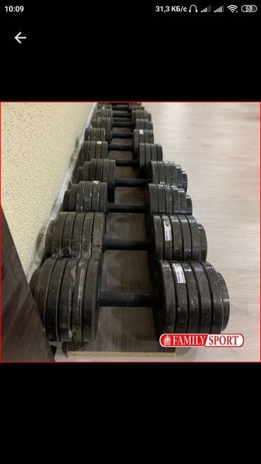 гантели наборные хромированные: FAMILY SPORT Блины для штанги за 1кг Гантели цена за 1кг по — 2