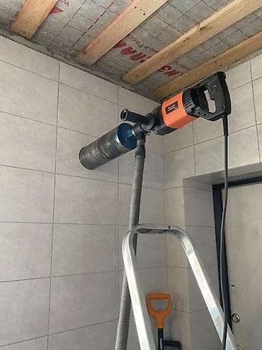 буровые инструменты: Алмазное бурение отверстий в бетоне и кирпичной кладке - Диаметр — 1