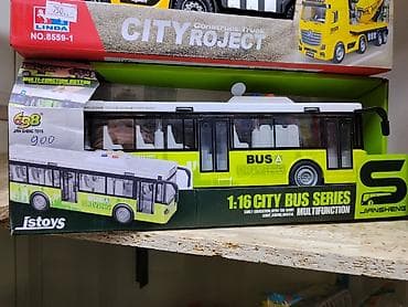 Игрушечный городской автобус JIAN SHENG TOYS (JSTOYS), серия 1:16 City at lalafo.kg Игрушечный городской автобус JIAN SHENG TOYS (JSTOYS), серия 1:16 City