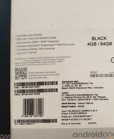 nokia asha: Xiaomi, Mi A1, Б/у, 64 ГБ, цвет - Черный, 1 SIM — 5