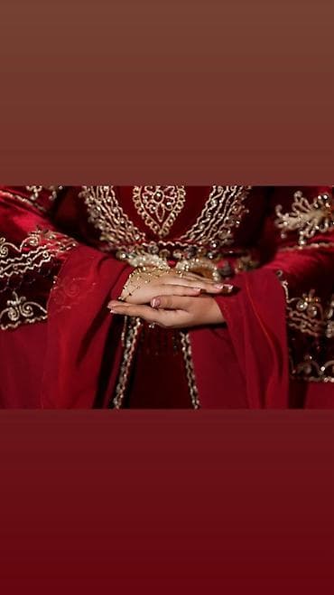 платье национальный: Традиционный турецкий наряд для кына-геҗеси (henna night) - Роскошное — 4