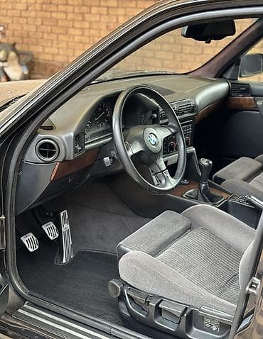 обшивка е34: Комплект сидений, Велюр, BMW 1995 г., Оригинал, Германия — 2