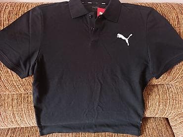 Брюки: Мужская футболка, L, Puma, Новый, цвет - Черный, Самовывоз, Платная доставка — 1