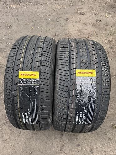Резина 
Перед 265/40/20
Задние 295/35/20
Фирма kustone
Год 2026 года