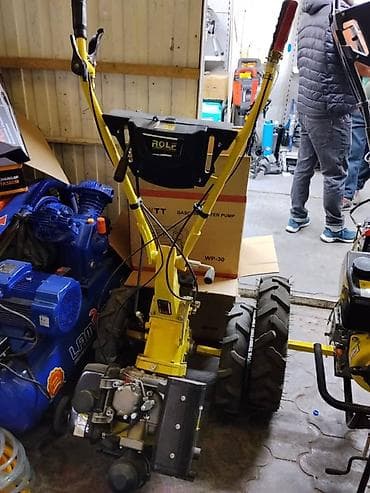 каток асфальтный: Мотоблок бензиновый ROLF (желтый) - Мощный бензиновый двигатель с — 1