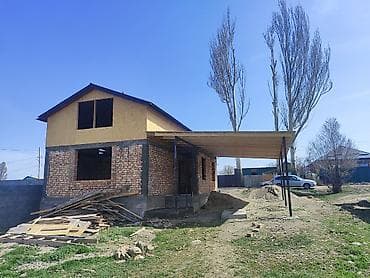 Продаётся недостроенный двухэтажный дом с навесом. Характеристики: -